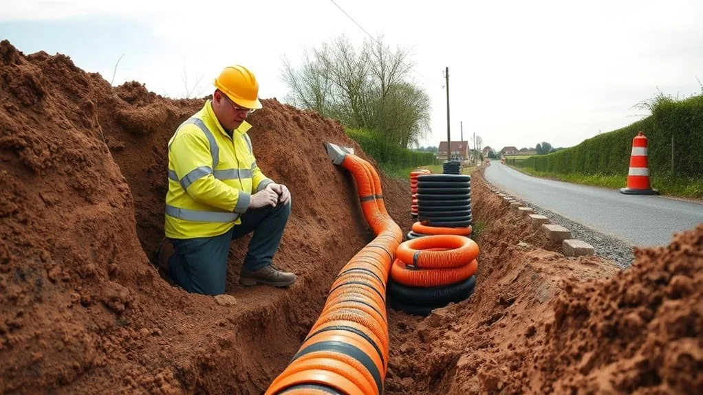 Electric Ducting Installation in Swale | Power Supply Cable Ducting