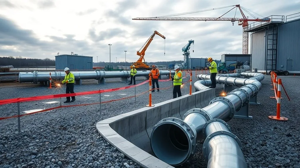 Gas & Oil Pipe Ducting & Installation in Swale