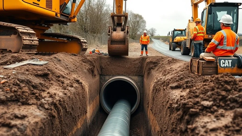 Pipe Ramming in Swale | Driving Pipes Under Roads, Walls & Buildings